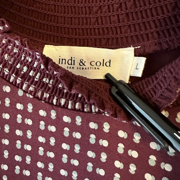 indi & cold dress with geometric pattern - Picture 3 of 6